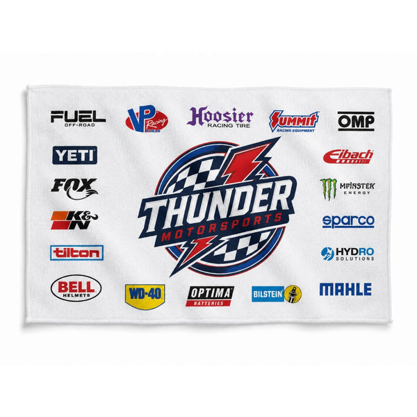 Custom rally towels and sports towels from Lucky Monkey