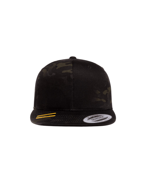 Premium Flat Bill Snapback Cap - 6089M