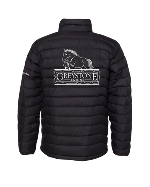 Embroidered Greystone Equine Columbia Puff Jacket
