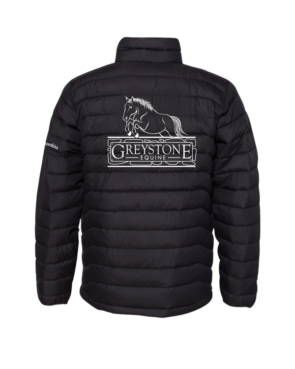 Embroidered Greystone Equine Columbia Puff Jacket