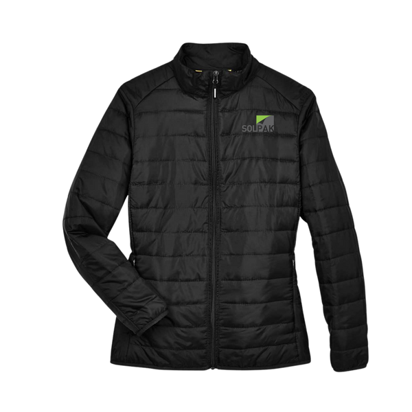 Embroidered Women's Prevail Packable Puffer Jacket - CE700W