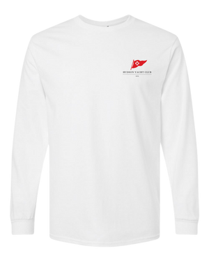 Adult Hudson Yacht Club Long Sleeve Tee - Personalized