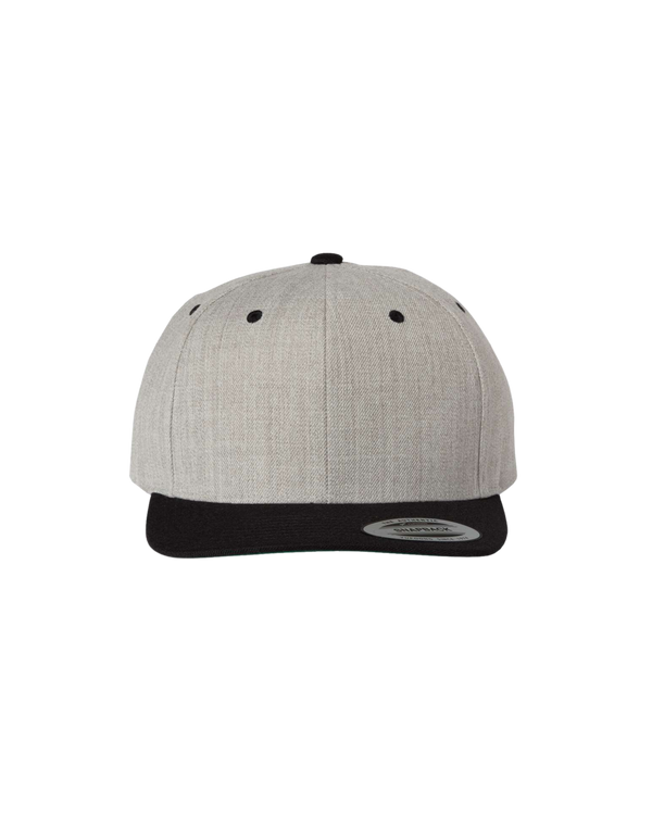 Premium Flat Bill Snapback Cap - 6089M