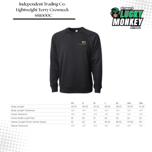 Independent Trading Co. - Lightweight Terry Crewneck - SS1000C