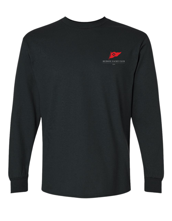 Adult Hudson Yacht Club Long Sleeve Tee - Personalized