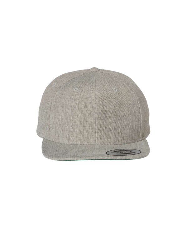 Premium Flat Bill Snapback Cap - 6089M