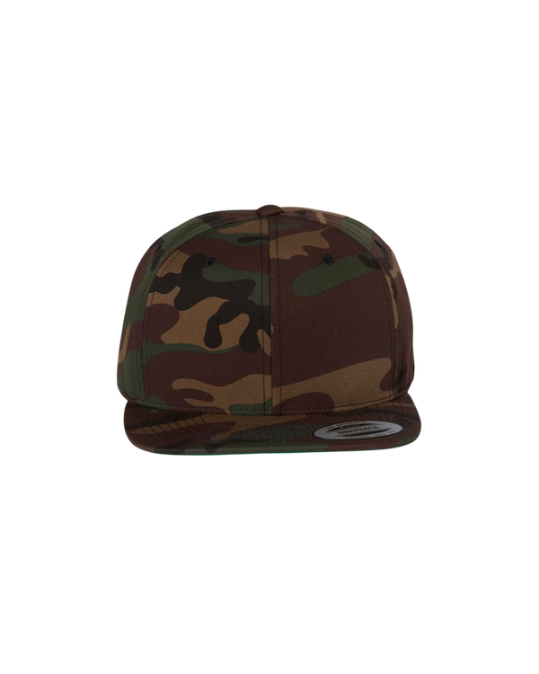 Premium Flat Bill Snapback Cap - 6089M