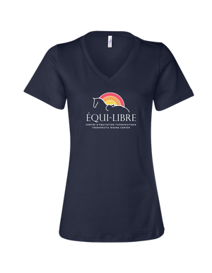 Adult Women's Équi-Libre Premium V-Neck T-shirt