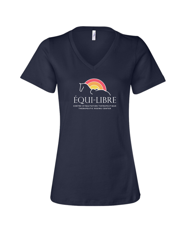 Adult Women's Équi-Libre Premium V-Neck T-shirt