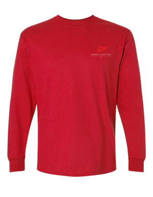 Adult Hudson Yacht Club Long Sleeve Tee - Personalized