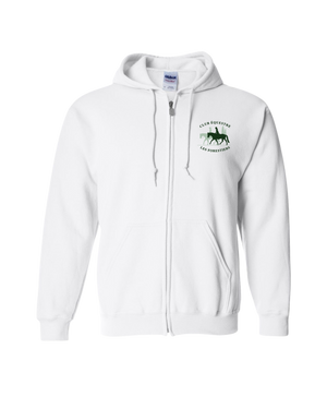 Embroidered Club Équestre Les Forestiers - Zip Up Hoodie