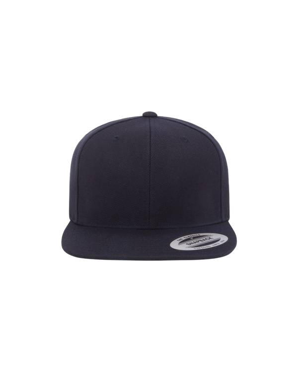 Premium Flat Bill Snapback Cap - 6089M