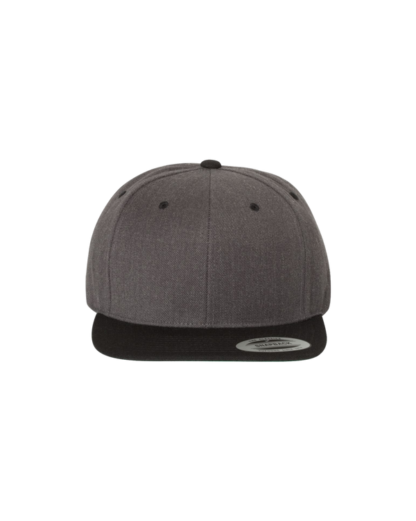 Premium Flat Bill Snapback Cap - 6089M