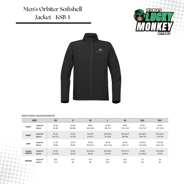 Men's Orbiter Softshell Jacket - KSB-1