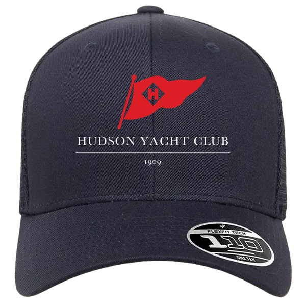 Embroidered Hudson Yacht Club Mesh Snapback Hat