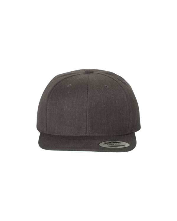 Premium Flat Bill Snapback Cap - 6089M