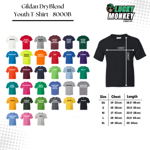 DryBlend® Youth T-Shirt — Gildan 8000B