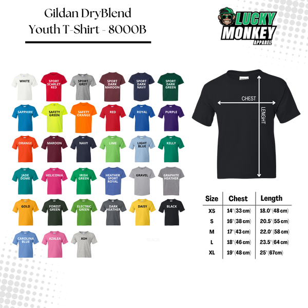Gildan - DryBlend® Youth T-Shirt - 8000B