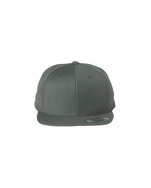 Premium Flat Bill Snapback Cap - 6089M