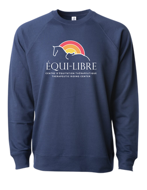 Adult Unisex Embroidered Équi-Libre Premium Crewneck
