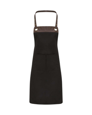 Espresso Bib Apron with Pockets — Artisan Collection RP123
