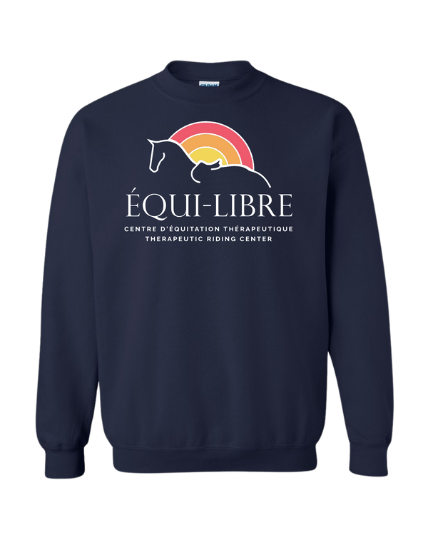 Crewneck brodé Équi-Libre adulte unisexe