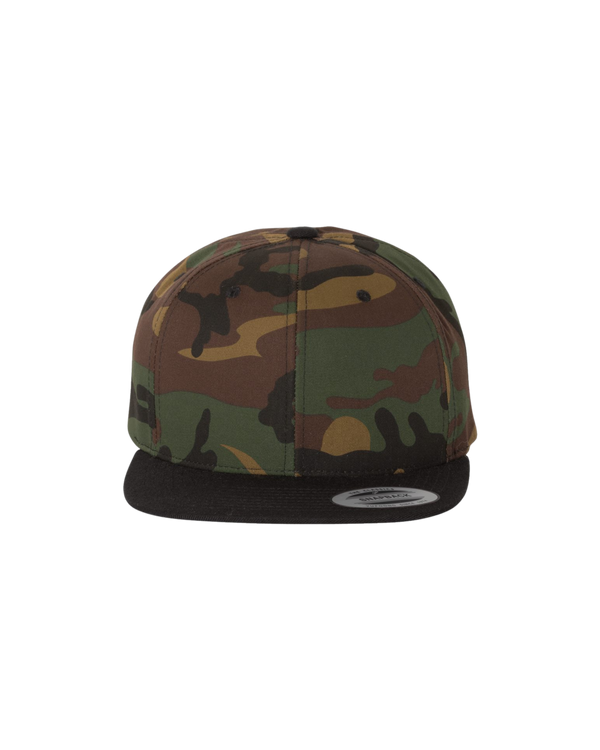 Premium Flat Bill Snapback Cap - 6089M