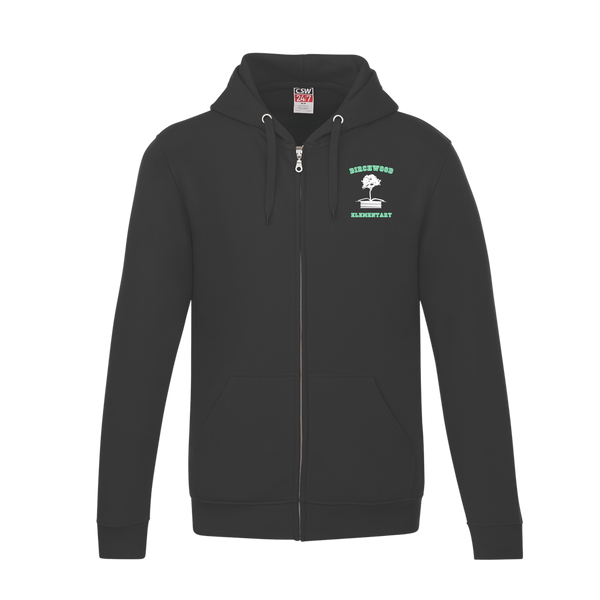 Birchwood Elementary - Sweat à capuche zippé unisexe brodé