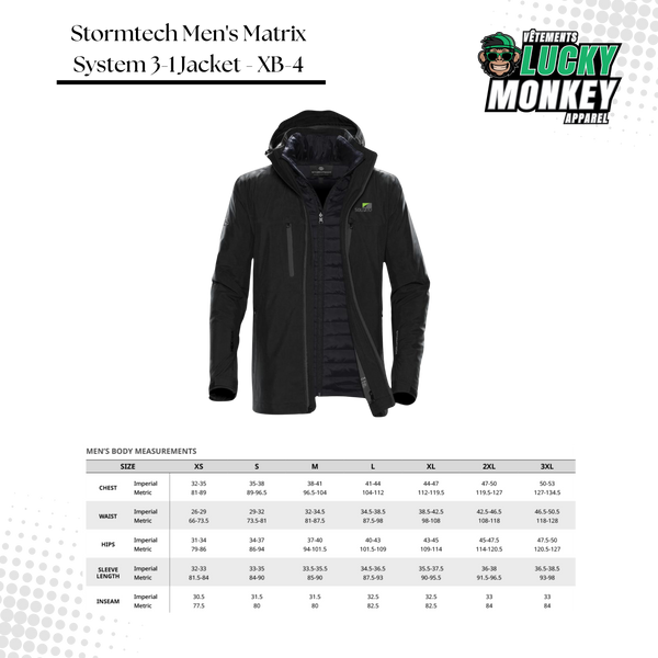 Stormtech Men's Matrix System 3-1 Jacket - XB-4