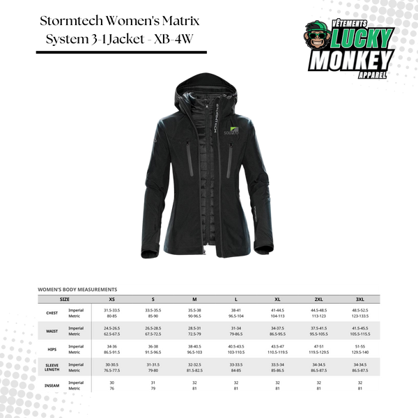 Stormtech Women's Matrix System 3-1 Jacket - XB-4W