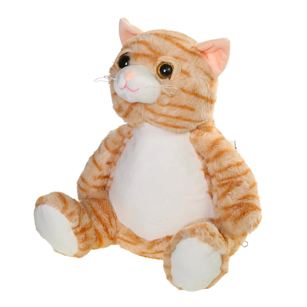 California The Cat - Embroidered Teddy Bear