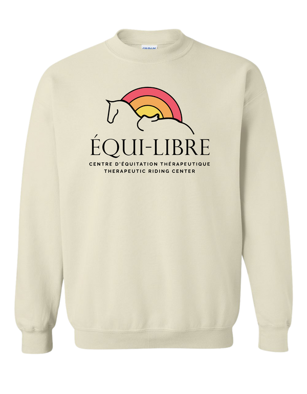 Crewneck brodé Équi-Libre adulte unisexe