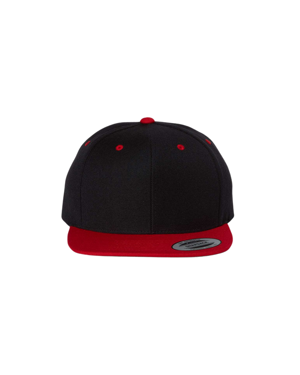Premium Flat Bill Snapback Cap - 6089M