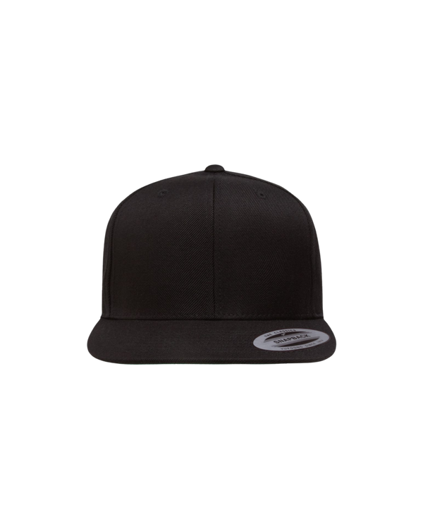 Premium Flat Bill Snapback Cap - 6089M