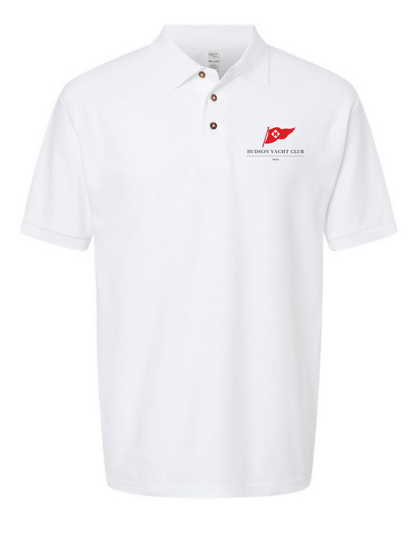 Adult Embroidered Hudson Yacht Club Polo