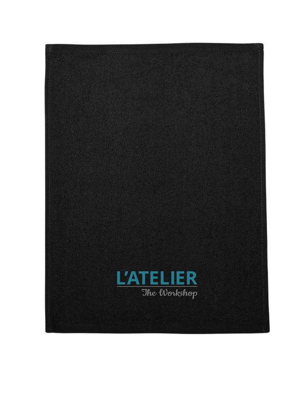 Serviette d'entraînement brodée L'Atelier - Le Workshop