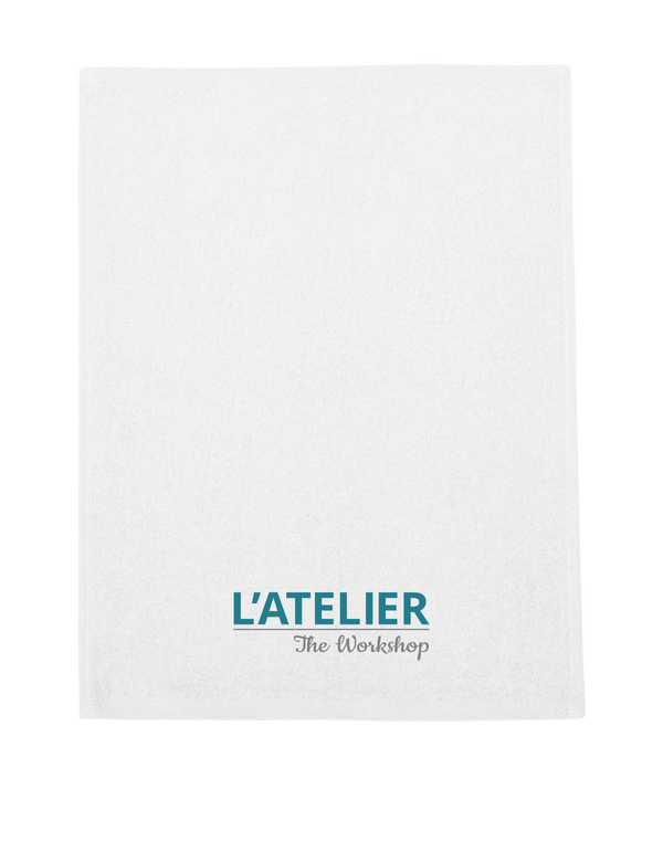 Serviette d'entraînement brodée L'Atelier - Le Workshop