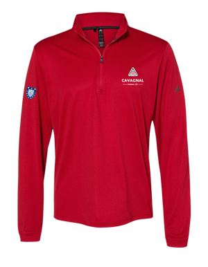 Adult Embroidered Hudson Cavagnal Scouts Adidas Quarter Zip