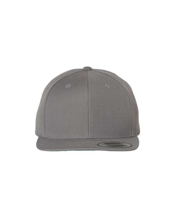 Premium Flat Bill Snapback Cap - 6089M