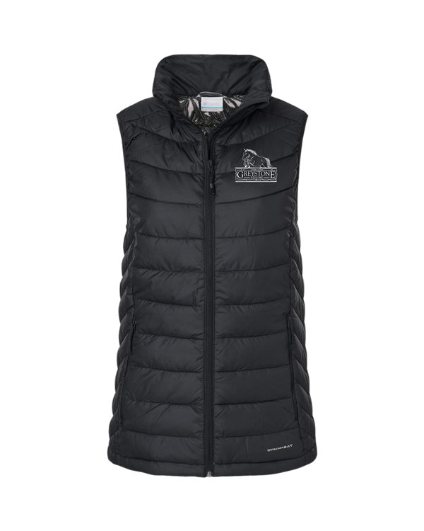 Embroidered Greystone Equine Columbia Puff Vest
