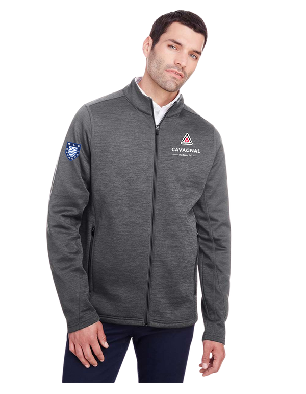 Veste zippée complète brodée Scouts Hudson Cavagnal pour adulte