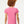 M&O 4810 Women's Gold Soft Touch T-Shirt, model back view - Azalea