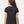 M&O 4810 Women's Gold Soft Touch T-Shirt, model back view - Black