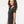 M&O 4810 Women's Gold Soft Touch T-Shirt, model side view - Black