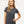 M&O 4810 Women's Gold Soft Touch T-Shirt, model front view - Dark Heather