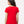 M&O 4810 Women's Gold Soft Touch T-Shirt, model back view - Deep Red