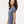 M&O 4810 Women's Gold Soft Touch T-Shirt, model side view - Heather Navy