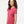 M&O 4810 Women's Gold Soft Touch T-Shirt, model side view - Heather Pink