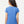 M&O 4810 Women's Gold Soft Touch T-Shirt, model back view - Heather Royal