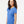 M&O 4810 Women's Gold Soft Touch T-Shirt, model side view - Heather Royal
